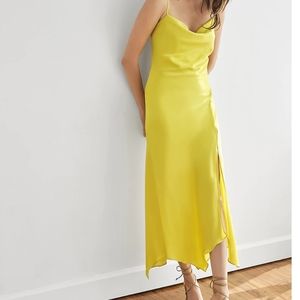 Cowl neck slip dress